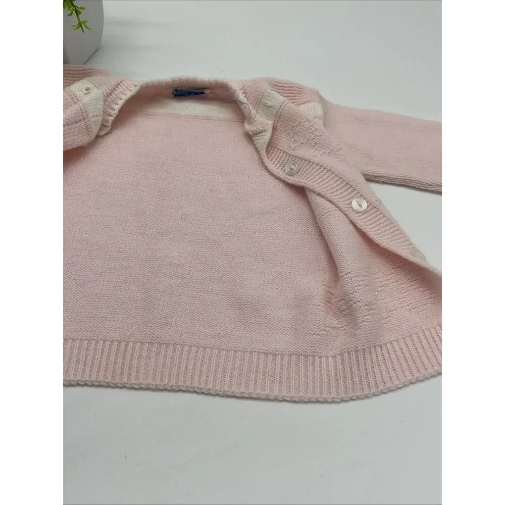 Vintage 1960s Toddler Pink Honeysuckle Cardigan – Sears Roebuck Baby Sweater